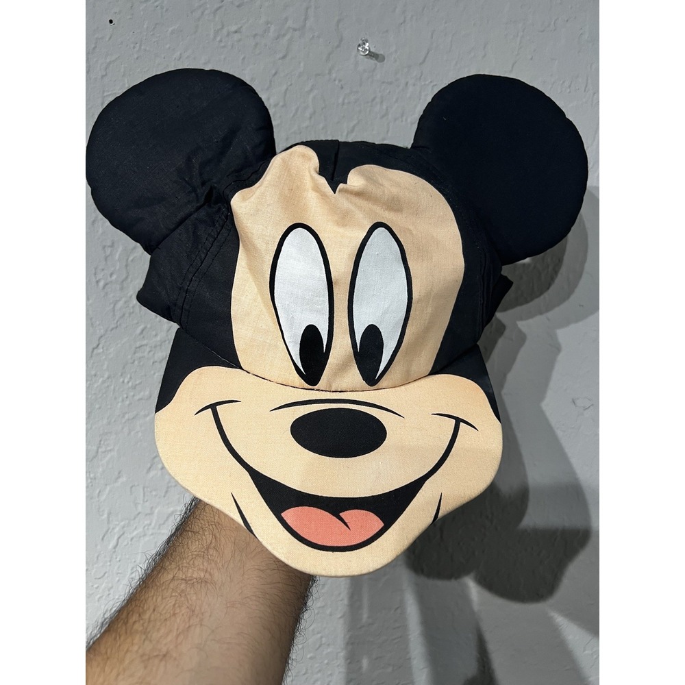 Mickey Unlimited Vintage  Hat, Face and Ears, Mickey Mouse One Size NEW with Tag